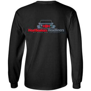 Heatbeaters 2-sided print G240B Gildan Youth LS T-Shirt