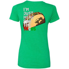 Jeep Paparazzi gray 2-sided print NL6710 Ladies' Triblend T-Shirt