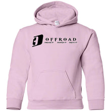 D3 Offroad white border G185B Gildan Youth Pullover Hoodie