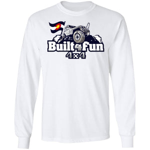 Built4Fun grey G240 Gildan LS Ultra Cotton T-Shirt