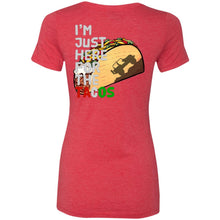 Jeep Paparazzi gray 2-sided print NL6710 Ladies' Triblend T-Shirt