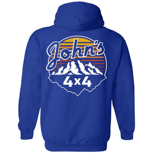 John's 4x4 2-sided print G185 Gildan Pullover Hoodie 8 oz.