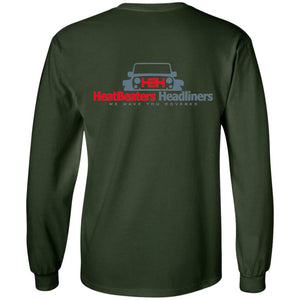 Heatbeaters 2-sided print G240 Gildan LS Ultra Cotton T-Shirt