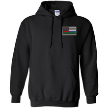 Unity Flag front, Jeeps Against Veteran Suicide back G185 Gildan Pullover Hoodie 8 oz.
