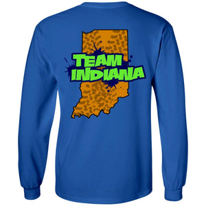 B&B Motorsports 2-sided print (Team Indiana back) G240 Gildan LS Ultra Cotton T-Shirt