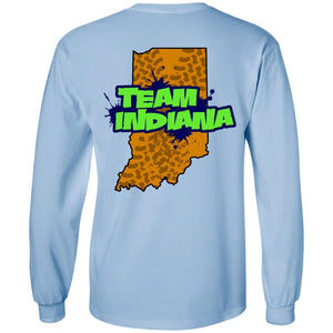 B&B Motorsports 2-sided print (Team Indiana back) G240 Gildan LS Ultra Cotton T-Shirt