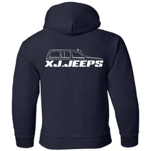 XJ Jeeps 2-sided print G185B Gildan Youth Pullover Hoodie