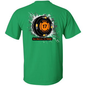 Black 17 2-sided print G500 Gildan 5.3 oz. T-Shirt