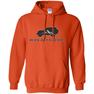 Black Jeep Battalion G185 Gildan Pullover Hoodie 8 oz.