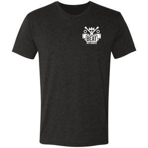 Work Hard Wheel Harder 2-sided print NL6010 Men's Triblend T-Shirt