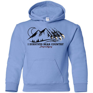I survived G185B Gildan Youth Pullover Hoodie