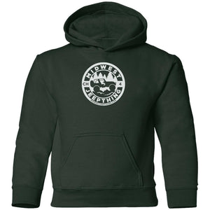 MWJT CH white logo G185B Youth Pullover Hoodie