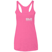 SDJC 2-sided print NL6733 Next Level Ladies' Triblend Racerback Tank