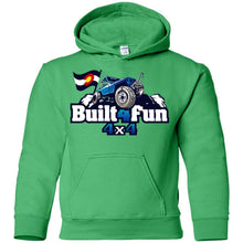 Built4Fun blue G185B Gildan Youth Pullover Hoodie