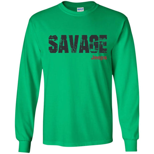 Savage Jeeps G240 Gildan LS Ultra Cotton T-Shirt