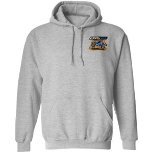 B&B Motorsports 2-sided print (Team Indiana back) G185 Gildan Pullover Hoodie 8 oz.