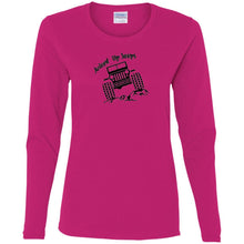 Juiced Up Jeeps G540L Gildan Ladies' Cotton LS T-Shirt