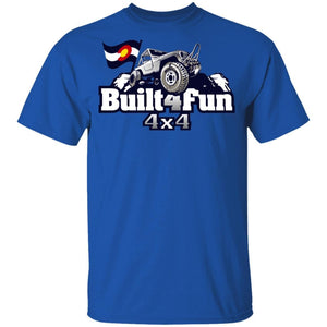 Built4Fun grey G500B Gildan Youth 5.3 oz 100% Cotton T-Shirt