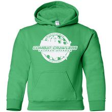 CCVOA white logo G185B Gildan Youth Pullover Hoodie