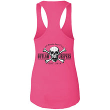 Outlaw Jeepers 2-sided print NL1533 Ladies Ideal Racerback Tank