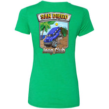 San Diego jeep club 2-sided print NL6710 Ladies' Triblend T-Shirt