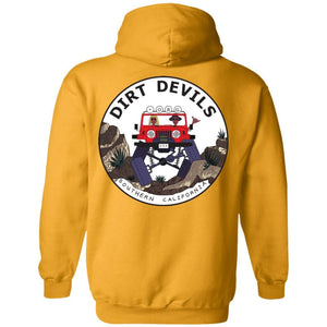 Dirt Devils Jeep Club 2-sided print Z66 Pullover Hoodie