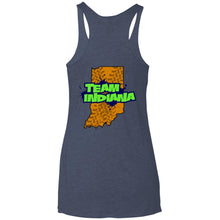 B&B Motorsports 2-sided print (Team Indiana back) NL6733 Next Level Ladies' Triblend Racerback Tank