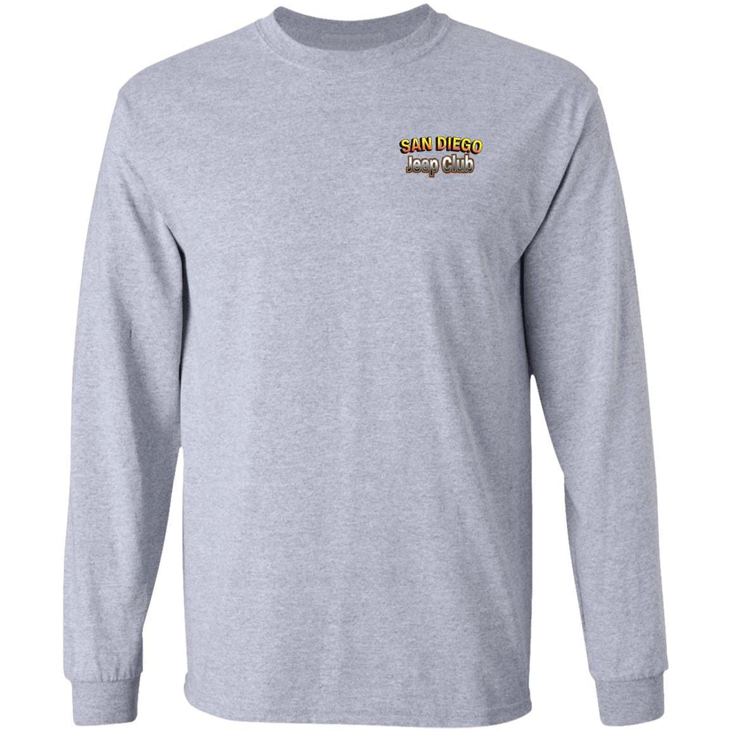 San Diego jeep club 2-sided print 2-sided print G240 Gildan LS Ultra Cotton T-Shirt