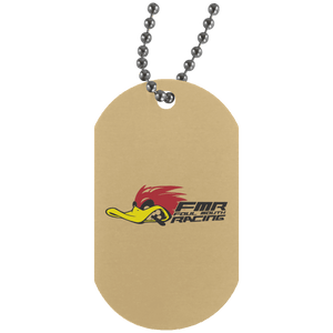 FOUL MOUTH RACING UN4004 Silver Dog Tag