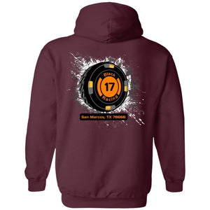Black 17 2-sided print G185 Gildan Pullover Hoodie 8 oz.