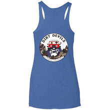 Dirt Devils Jeep Club 2-sided print NL6733 Ladies' Triblend Racerback Tank