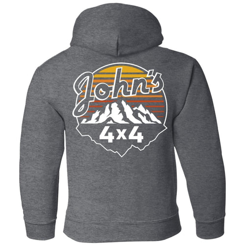 John's 4x4 2-sided print G185B Gildan Youth Pullover Hoodie