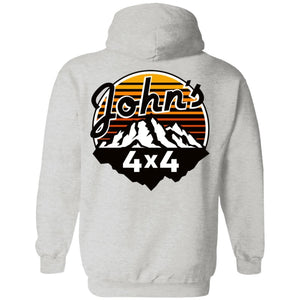 John's 4x4 2-sided print G185 Gildan Pullover Hoodie 8 oz.