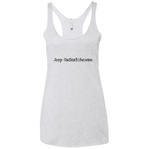 Jeep Sask NL6733 Next Level Ladies' Triblend Racerback Tank