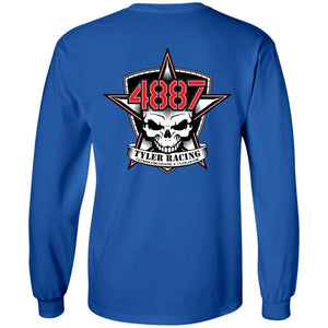 Tyler Racing 2-sided print G240 Gildan LS Ultra Cotton T-Shirt