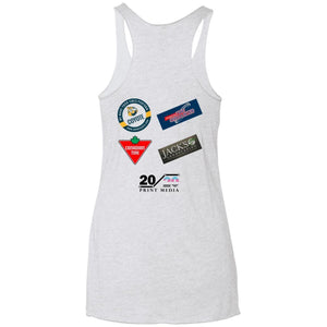 Dale Racing 2-sided print NL6733 Next Level Ladies' Triblend Racerback Tank