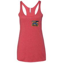 B&B Motorsports 2-sided print (Team Indiana back) NL6733 Next Level Ladies' Triblend Racerback Tank