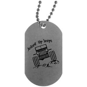 Juiced Up Jeeps UN4004 Silver Dog Tag