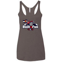 Built4Fun red NL6733 Next Level Ladies' Triblend Racerback Tank