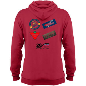 Dale Racing 2-sided print PC78H Port & Co. Core Fleece Pullover Hoodie