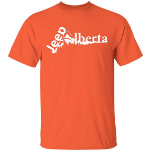 Jeep Alberta white logo G500 Gildan 5.3 oz. T-Shirt