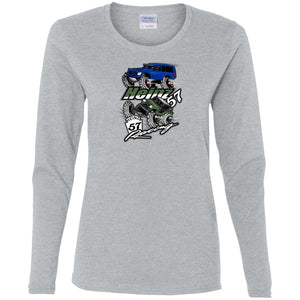 H57 Racing G540L Gildan Ladies' Cotton LS T-Shirt