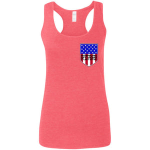 American Off-Road 2-sided print G645RL Ladies' Softstyle Racerback Tank