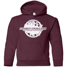 CCVOA white logo G185B Gildan Youth Pullover Hoodie
