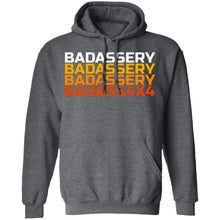 John's 4x4 BADASSERY 2-sided print G185 Gildan Pullover Hoodie 8 oz.