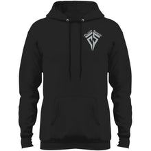 Flop Shop gray logo 2-sided print PC78H Port & Co. Core Fleece Pullover Hoodie