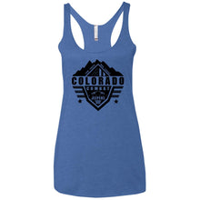 Colorado Combat Jeepers NL6733 Next Level Ladies' Triblend Racerback Tank