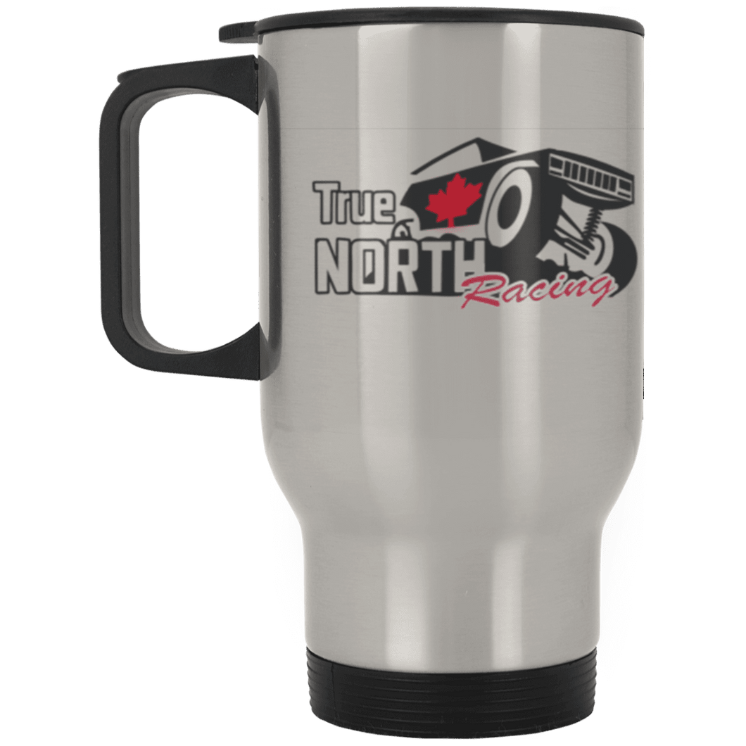 True North Racing dye sublimation XP8400S Silver Stainless Travel Mug