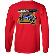 B&BM Team Indiana front 2-sided print G240B Gildan Youth LS T-Shirt