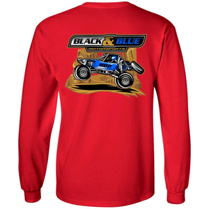 B&BM Team Indiana front 2-sided print G240B Gildan Youth LS T-Shirt